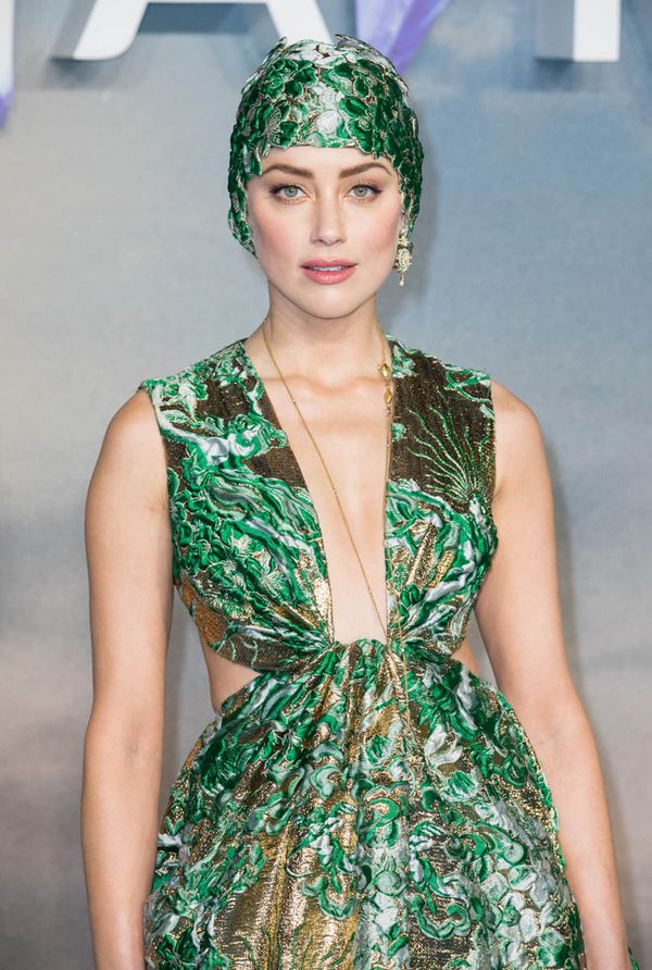 Carpets & Candids: Amber’s …aqua-dress?