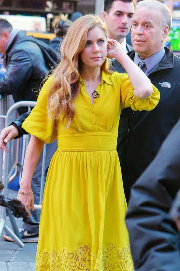 Carpets & Candids: Amy in chartreuse