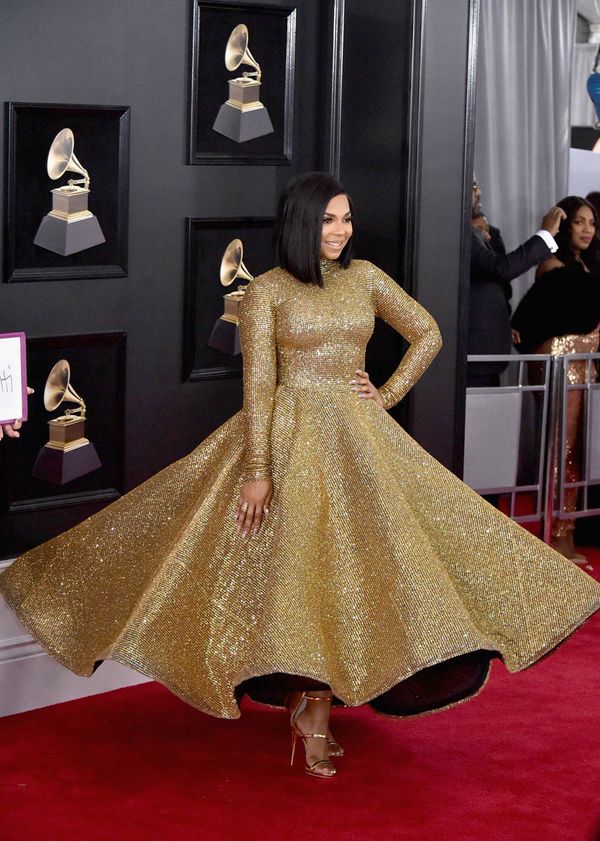 Carpets & Candids: Ashanti dresses like a Grammy