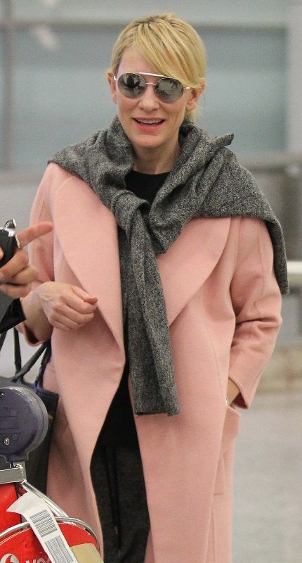 Carpets & Candids: Cate’s pink coat and twinset