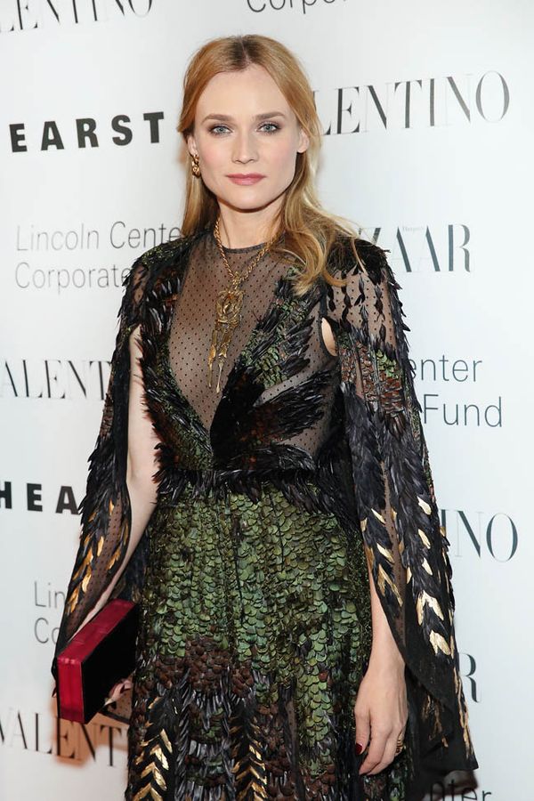 Carpets & Candids: Diane’s heavy caped dress