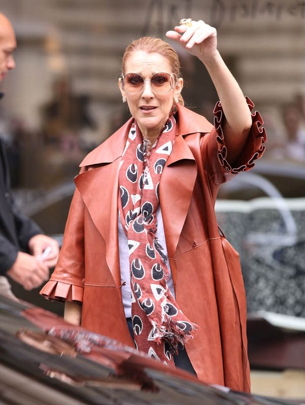 Carpets & Candids: Celine’s leather trench