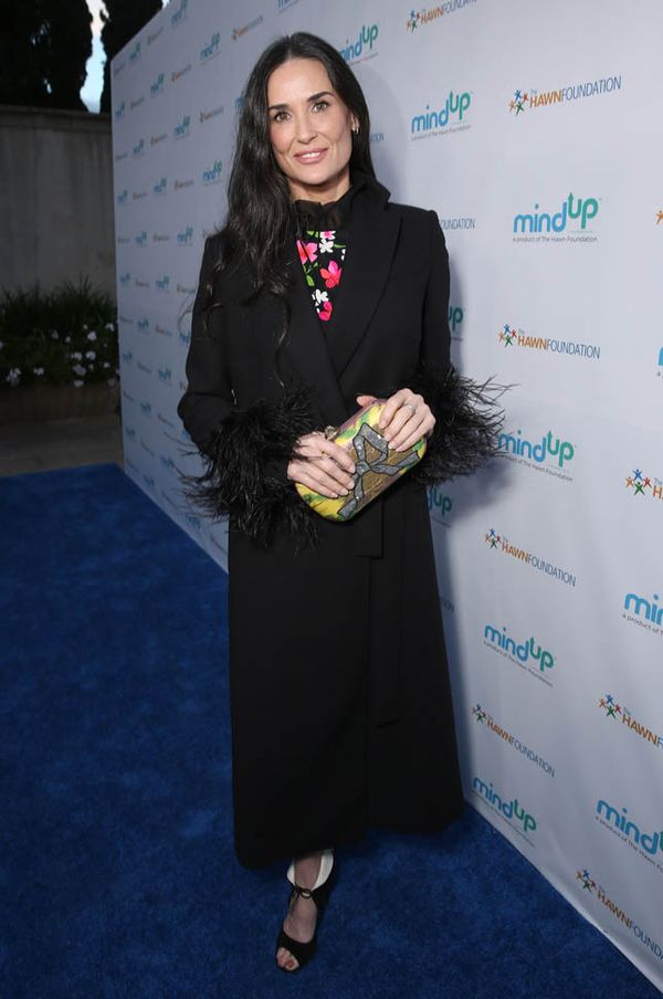 Carpets & Candids: Demi’s long coat