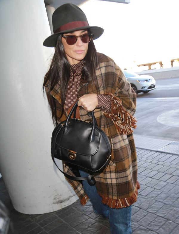 Carpets & Candids: Demi Moore’s travel steeze