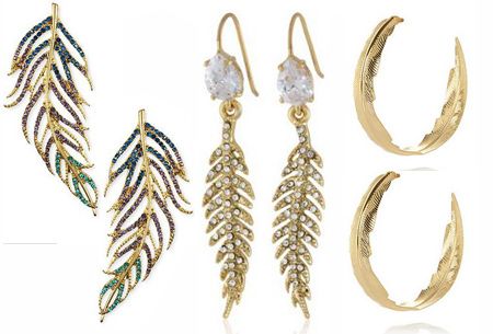 Sasha Finds: Feather Earrings