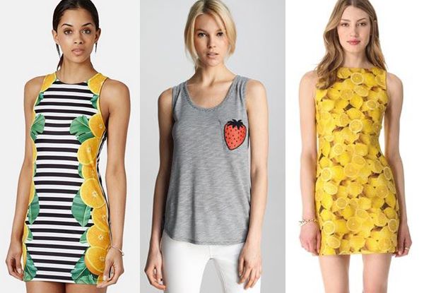 Sasha Finds:  Fruit Fashion