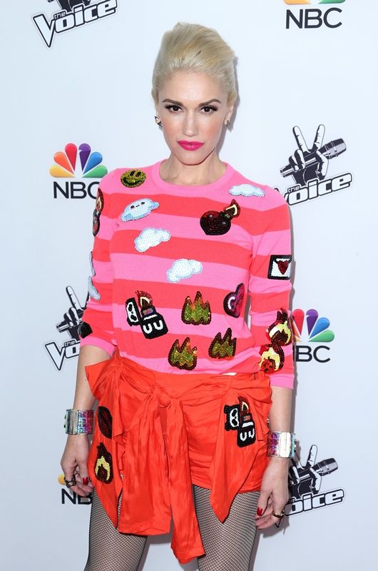 Carpets & Candids: Gwen’s stripes, shorts, and patches