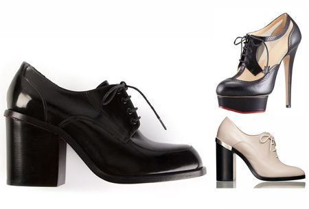 Sasha Finds: High heeled oxford shoes