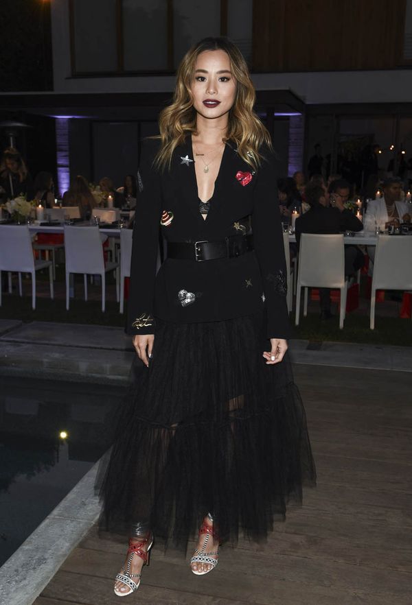 Carpets & Candids: Jamie Chung’s constellation blazer