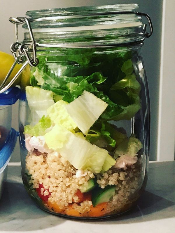 Smutty Fitness: A jar salad
