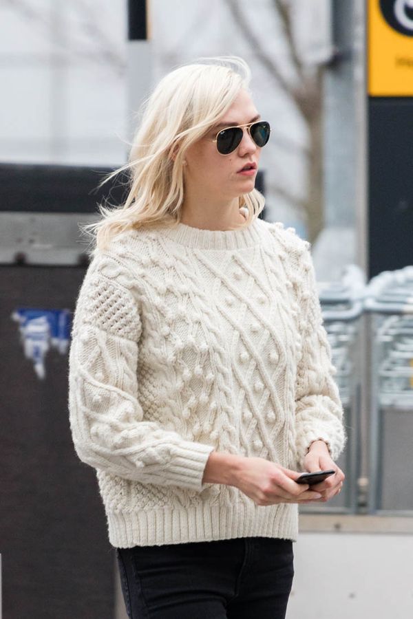 Carpets & Candids: Karlie’s white sweater