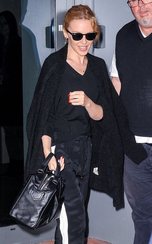 Carpets & Candids: Kylie’s white stripe pants