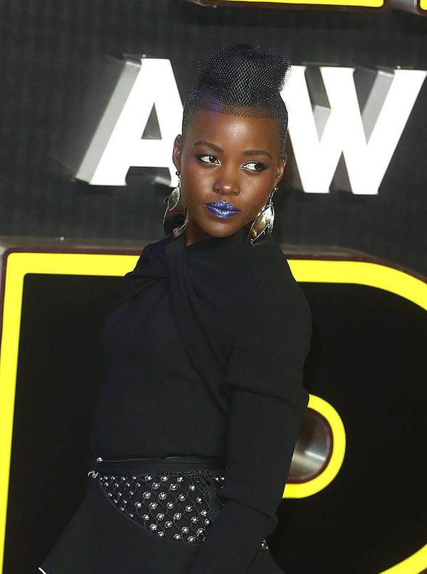 Carpets & Candids: Lupita’s blue lips