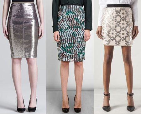 Sasha Finds: Holiday Fashion – Metallic Skirts