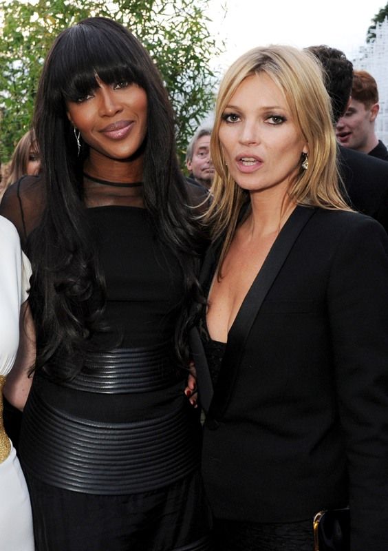 Carpets & Candids: Supermodels in black