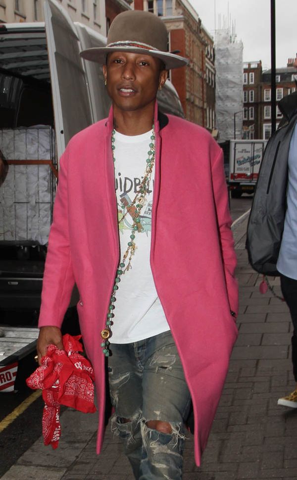 Carpets & Candids: Pharrell’s pink coat
