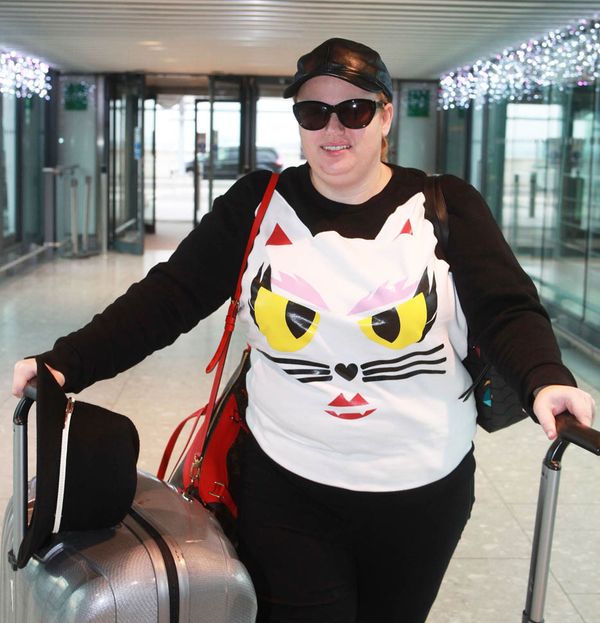 Carpets & Candids: Rebel’s cat sweater