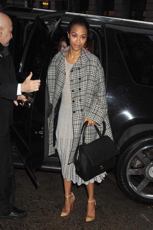 Carpets & Candids: Zoe’s great wool coat