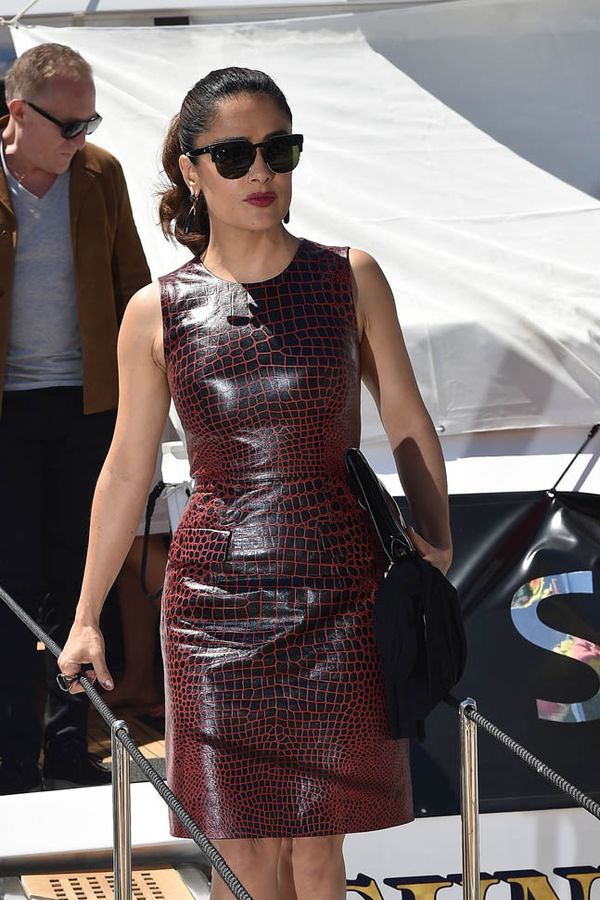 Carpets & Candids: Salma’s Cannes coins and leather