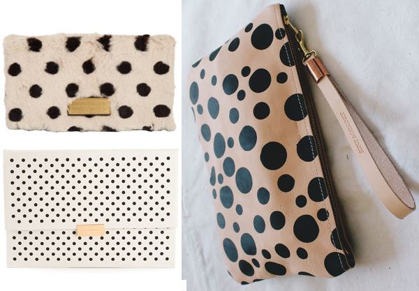Sasha Finds: Polka Dot Clutches