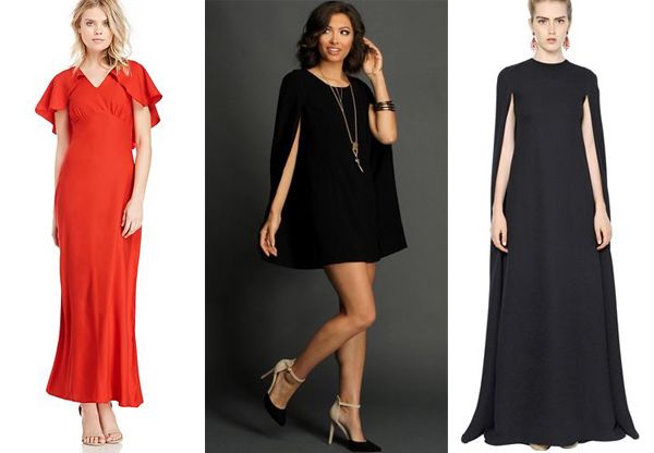 Sasha Finds: Caped NYE dresses