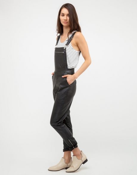 Sasha’s INTO IT: Saxon Leather Overalls