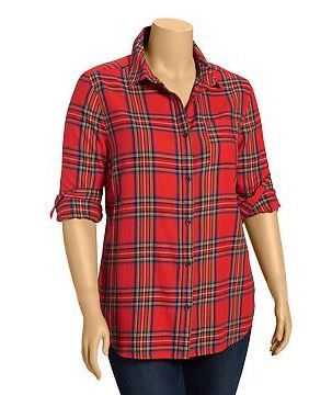 Sasha’s INTO IT: Old Navy plaid shirt