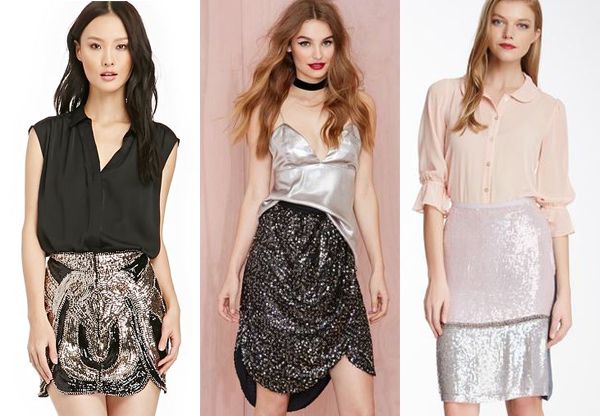 Sasha Finds: Sequined Holiday Skirts 2014