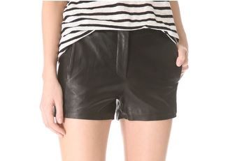 Sasha Finds: Leather shorts for summer/fall