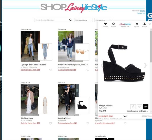 Shop Celebrity Looks with ShopLifeStyle and SmartCart