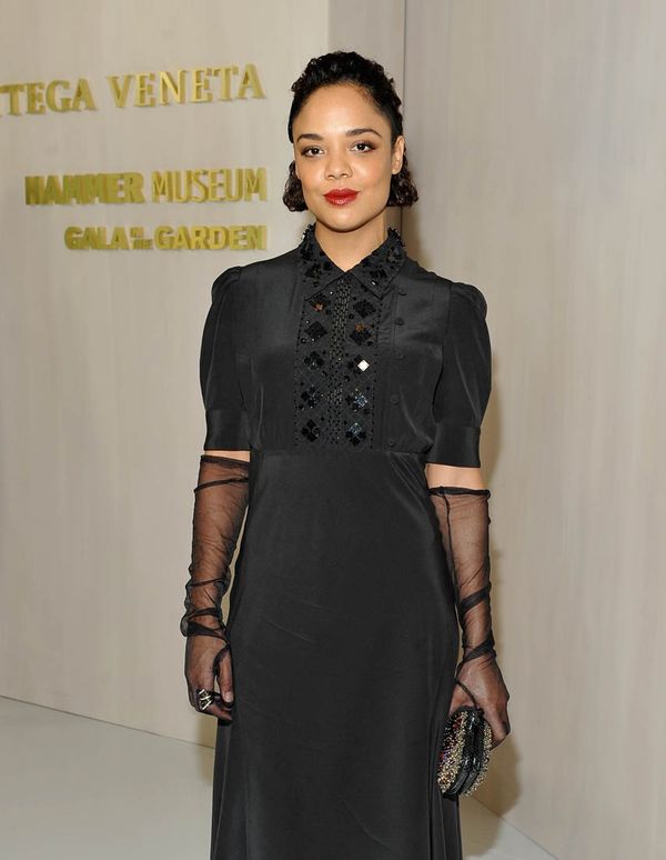 Carpets & Candids: Tessa’s sheer gloves