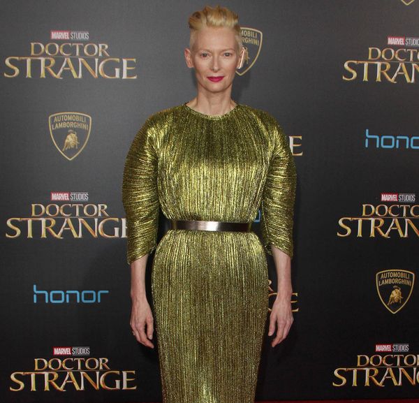 Carpets & Candids: Tilda in sparkly chartreuse