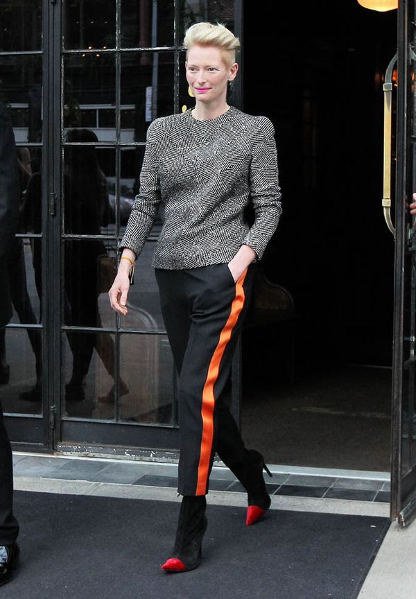 Carpets & Candids: Tilda’s CFDA pants