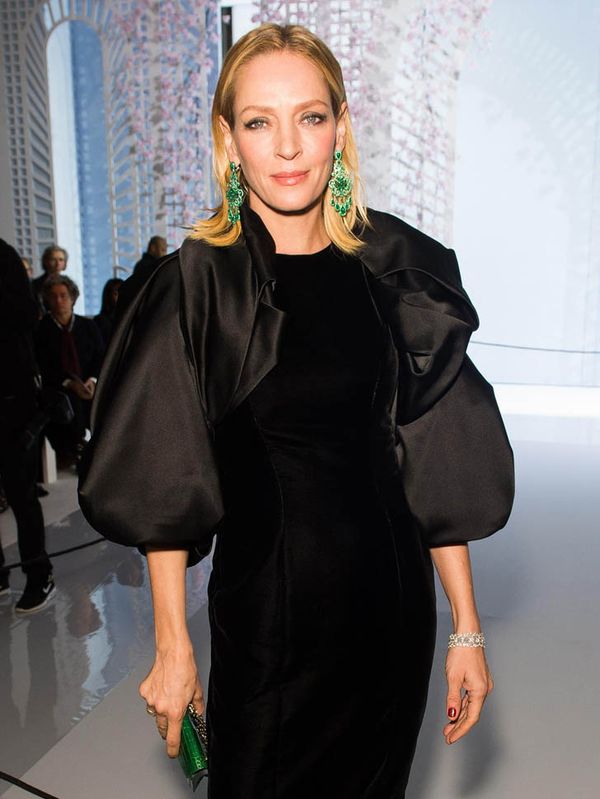 Carpets & Candids: Uma’s green earrings