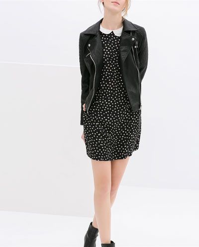 Sasha's INTO IT: Zara leather jacket