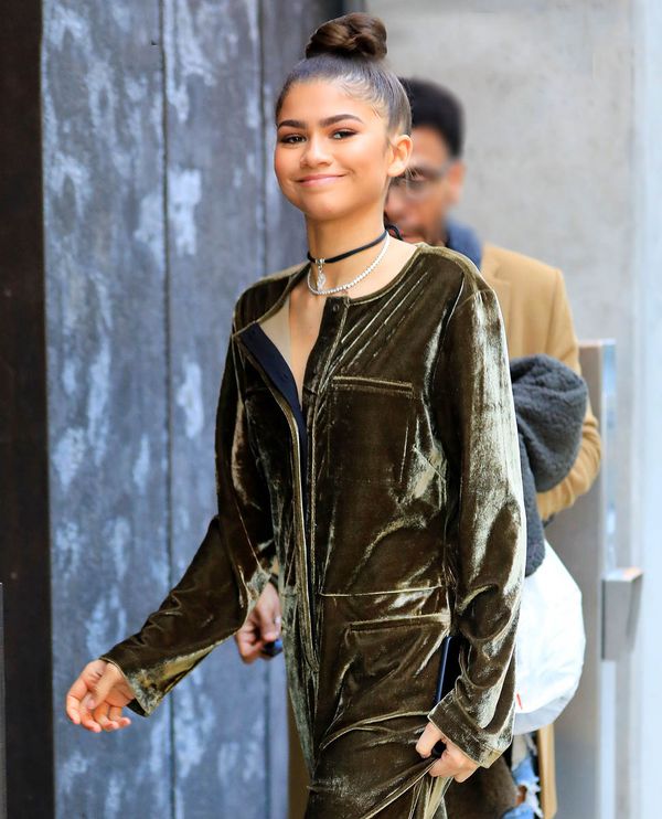 Carpets & Candids: Zendaya’s velvet jumpsuit