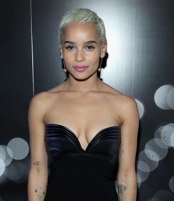 Carpets & Candids: Zoe’s strapless black dress