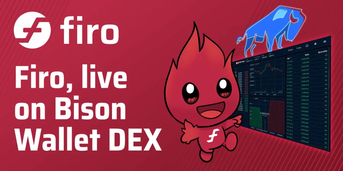 Firo, Live on Bison Wallet DEX
