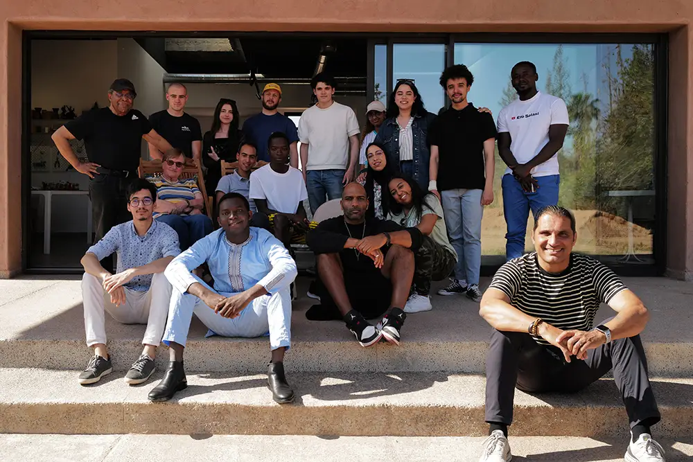 Student encounter participants, Marrakesh 2023