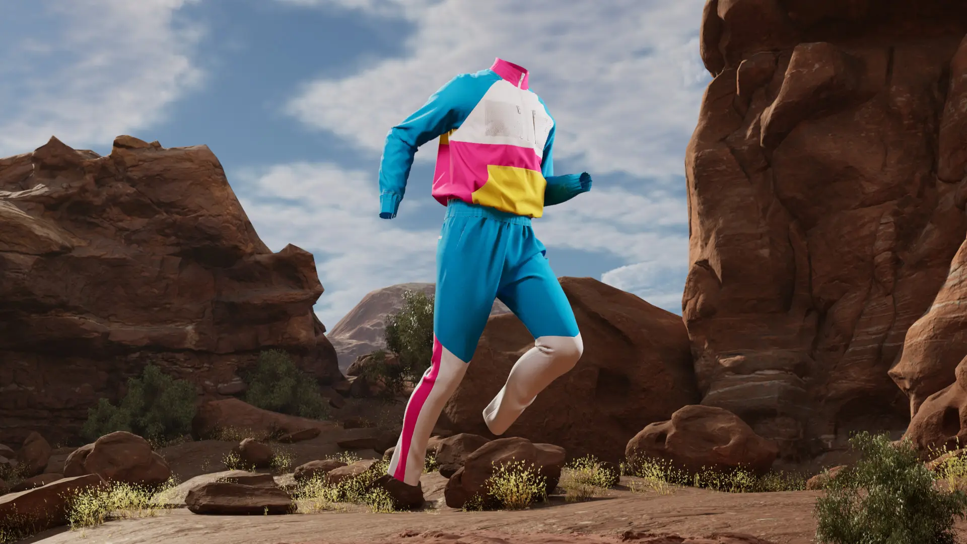 A snapshot of Carson Scott's two piece jogger utilizing VStitcher and Stage.