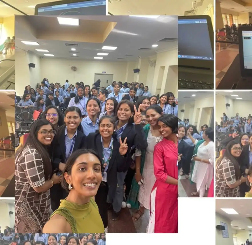 A collection of images taken with the undergraduate students at the Army Institute of Fashion Design in Bangalore