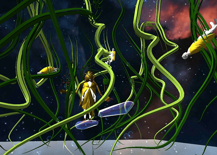 Part of Ashwini's graduate collection designed in VR space she built