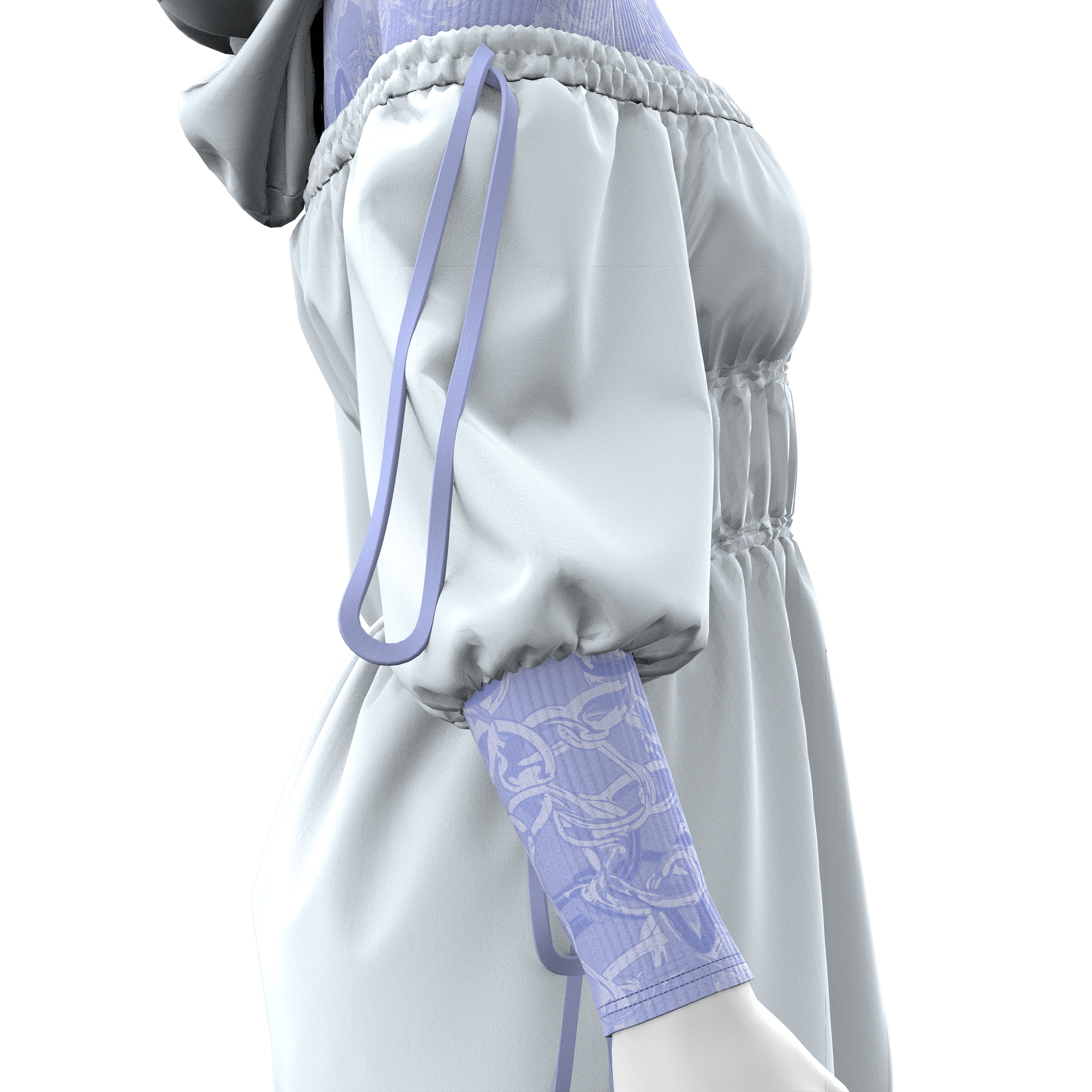 Knit Trench Coat & Joggers from the Serenity Collection