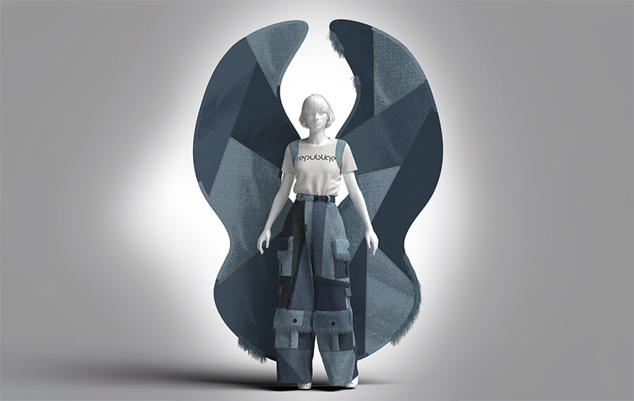 Part of a digital collection designed by Ashwini whilst at Republiqe