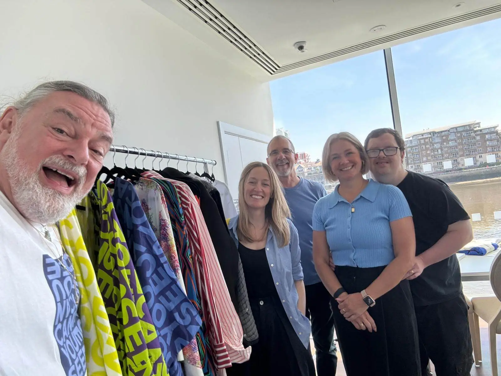 Sam and Jess with Craig and the Differently Enabled team