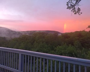 View from balcony&nbsp;