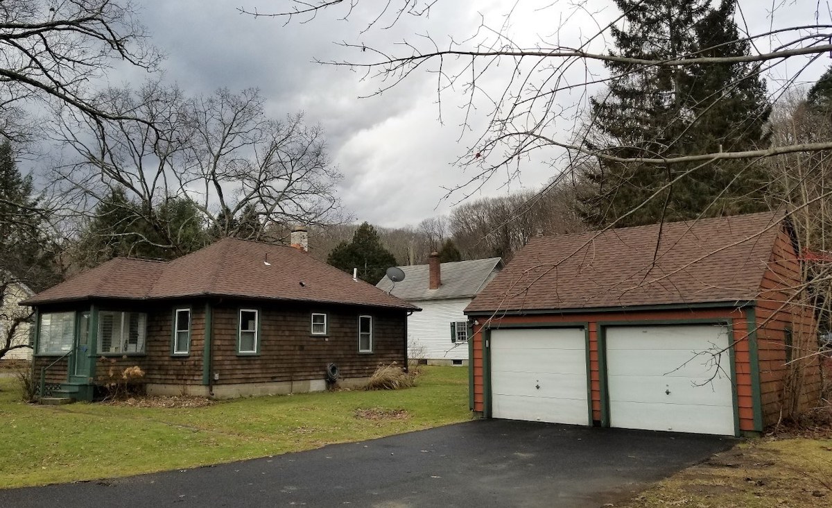 Exterior and garage