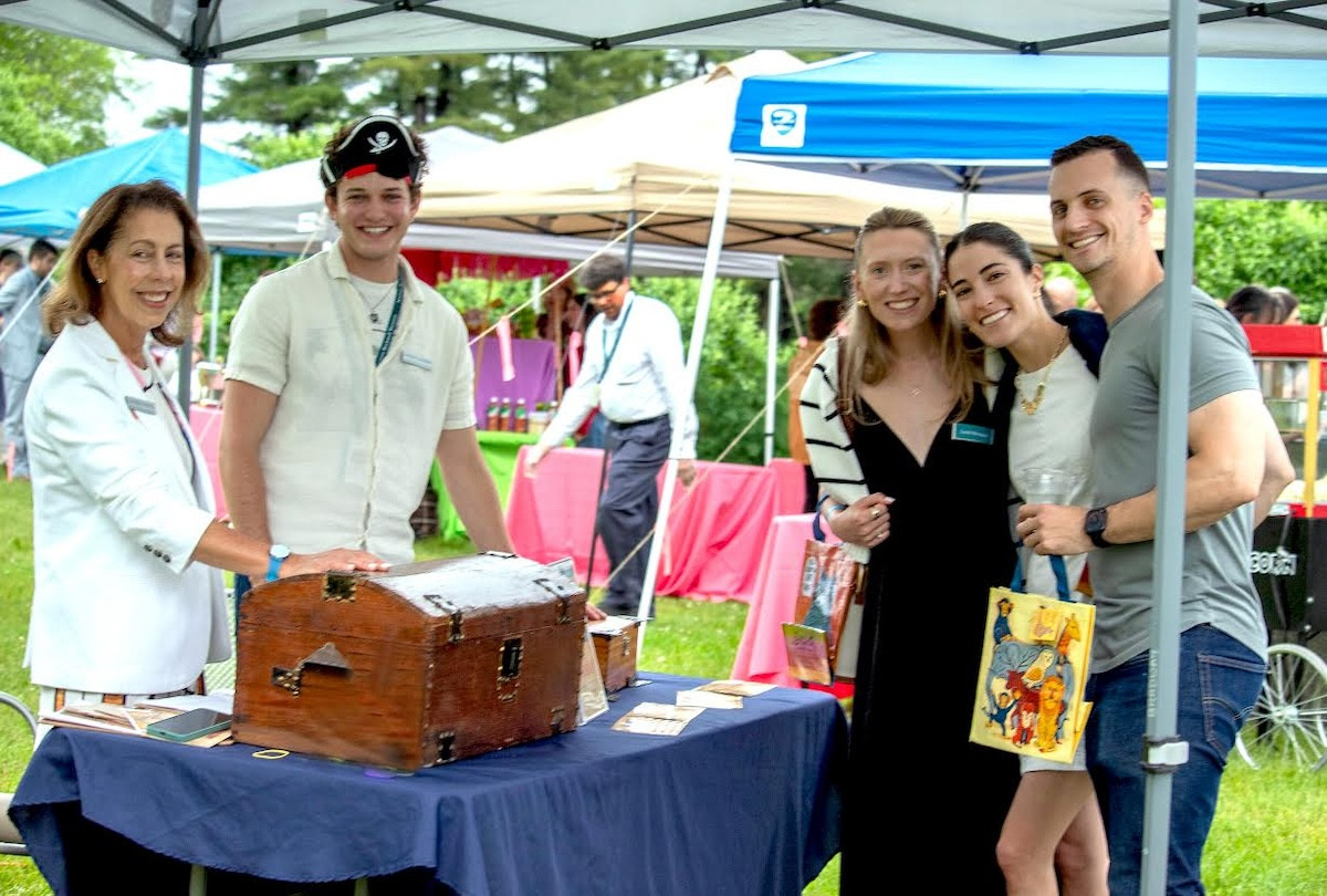 Kathryn Potts,&nbsp;Chief Learning &amp; Engagement Officer - NRM;&nbsp;Nathaniel Zuckerberg, Education Intern - NRM;&nbsp;Leah Manaul, Next Gen Council - NRM;&nbsp;Allie Christopher&nbsp;&amp;&nbsp;Peter Bruen, party guests