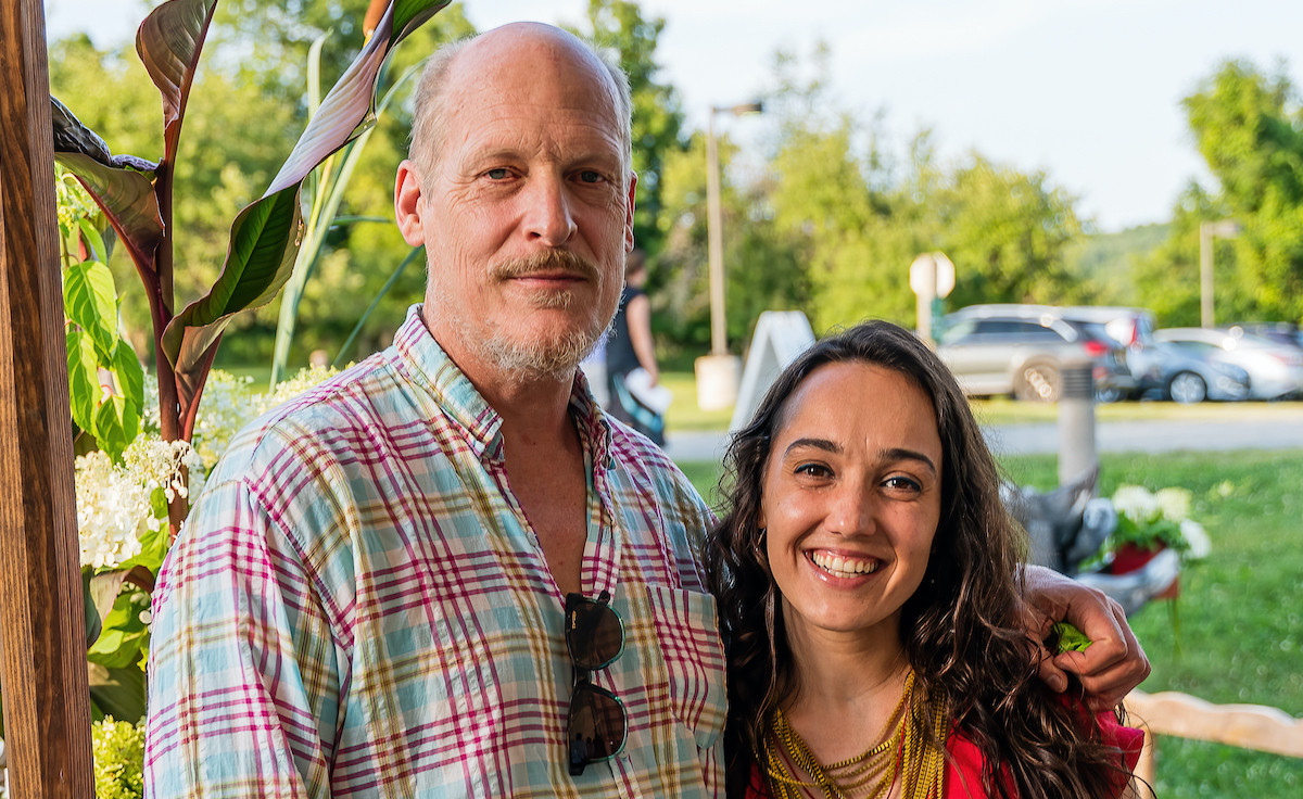 Actor and The Wooster Group associate Jim Fletcher with longtime collaborator actor/director and Untitled 29 founder Katiana Rangel - Steven Taylor, courtesy of PS21