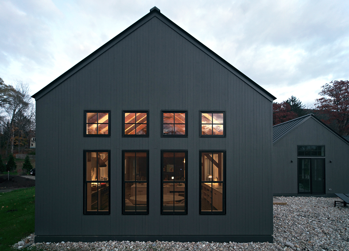 The Green Houses, Great Barrington. This project is comprised of three 2,023-square-foot, timber-framed cottages. - Scott Benedict